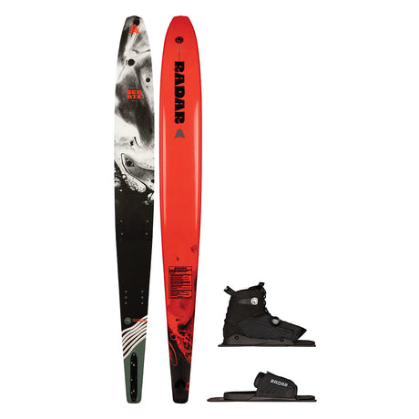 Radar Graphite Senate Slalom Ski w/ Vector BOA Binding and Vector BOA Adjustable Rear Toe Plate