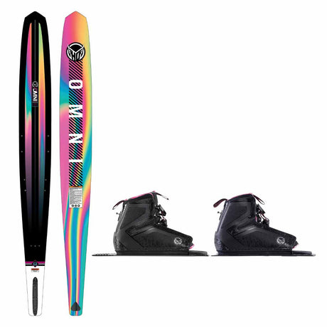 HO Women's Omni Slalom Ski w/ Women's Double Stance 110 Bindings