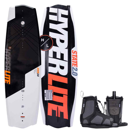 Hyperlite Boy's State 2.0 Jr Wakeboard w/ Jr Remix Bindings